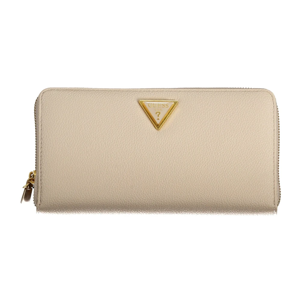 Guess Beige Portemonnee met Ritssluiting en Afneembare Band Beige Dames