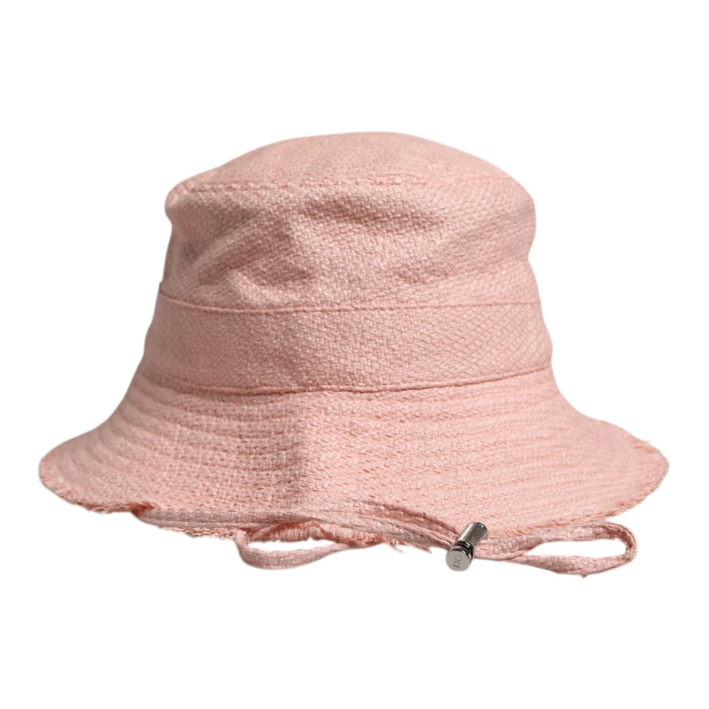 Dolce & Gabbana Women's Pink Wide Brim Bucket Hat
