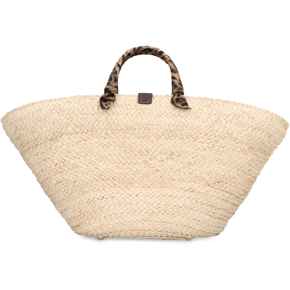 Dolce & Gabbana Tote Tas met Luipaardprint Beige Dames