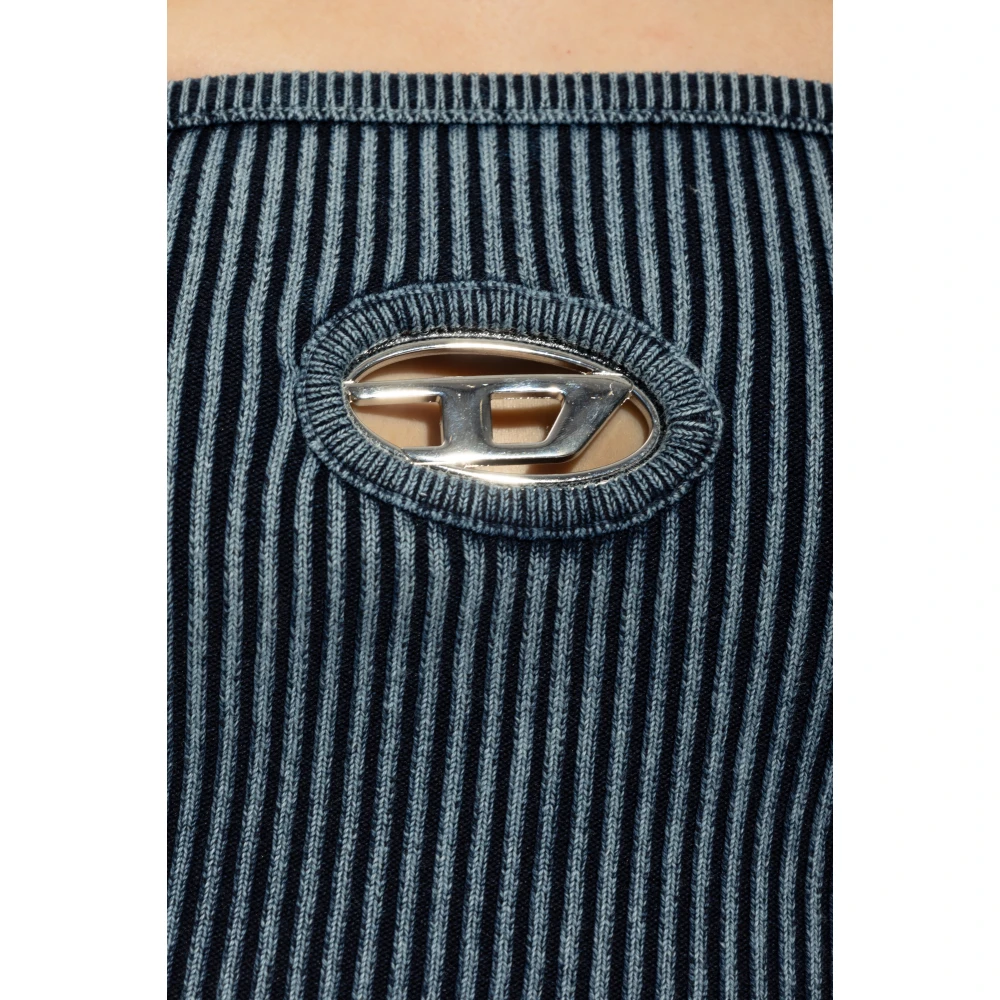 Diesel Gestreepte top M-Clarksvillex-C Blue Dames