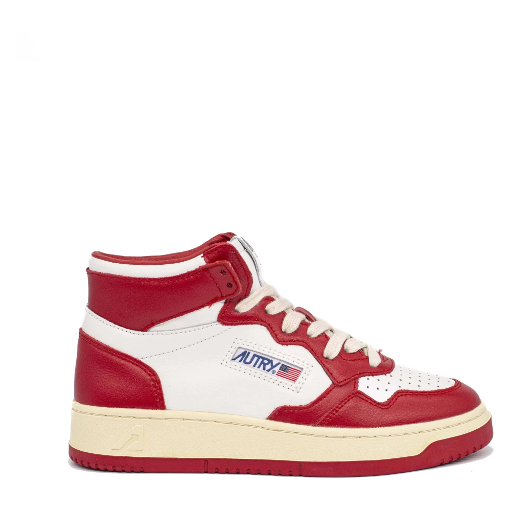 Autry Medalist Mid Dames Schoenen Rood