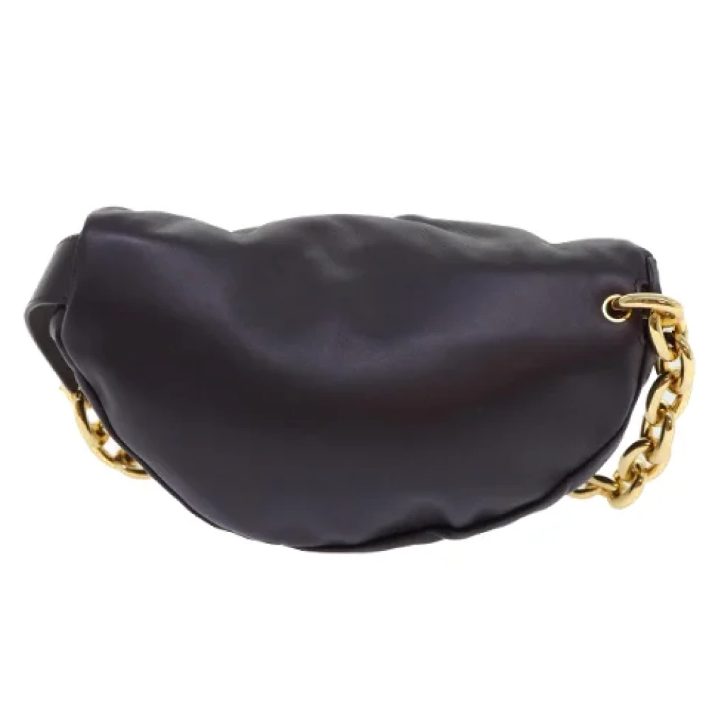 Bottega Veneta Vintage Pre-owned Leather shoulder-bags Purple Unisex