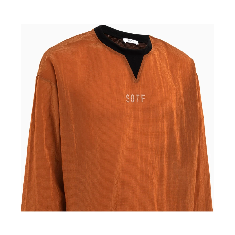 Sotf Vintage Waterdichte Crewneck Sweatshirt Orange Heren