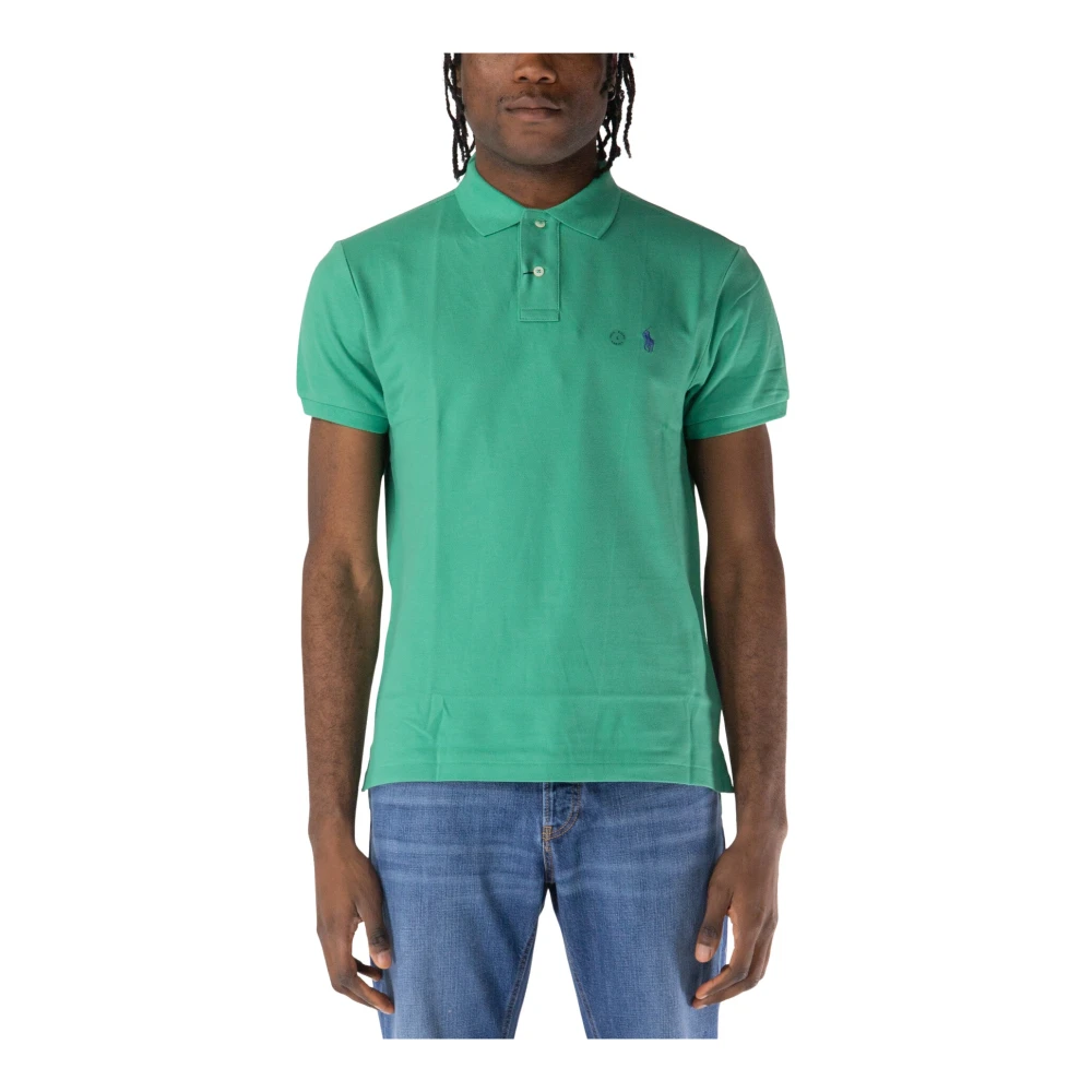 Polo Ralph Lauren Polo T-shirt met geborduurd logo Green Heren