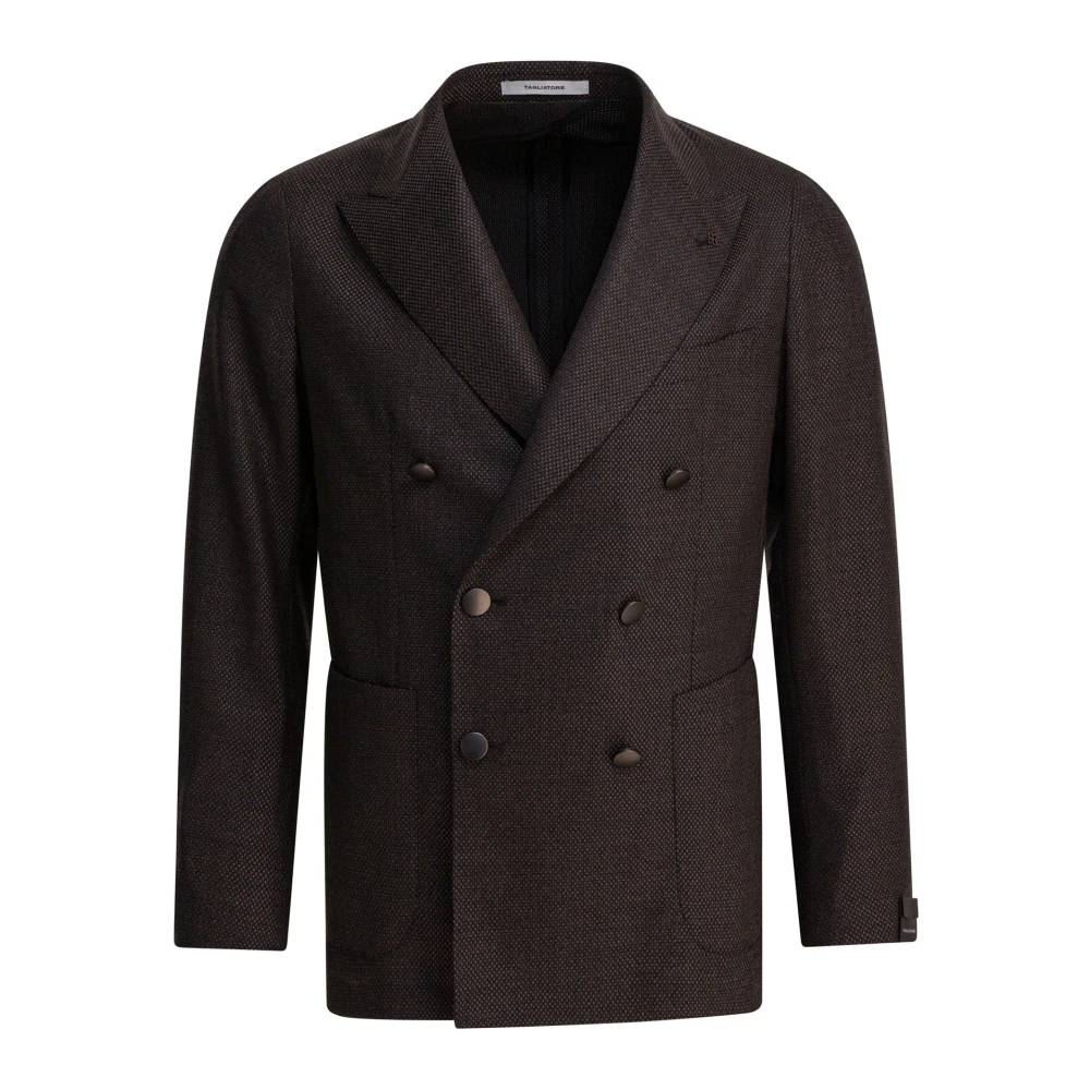 Tagliatore Men's Brown Clothing Jacket Aw25