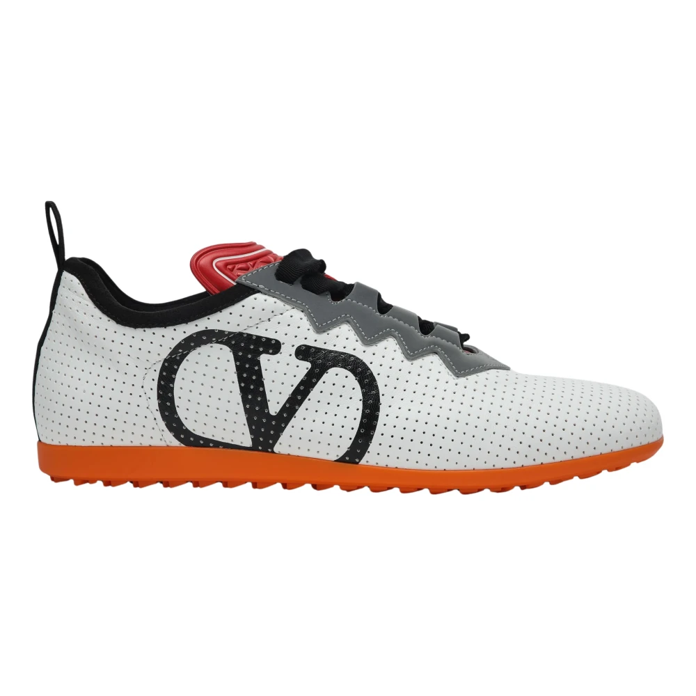 Valentino Garavani Women's White Sneakers, 7 Uk, Chromathon Low-Top Trainers