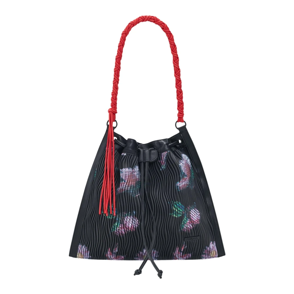 Desigual Donna Nero Borse, Taglia Unica, New,