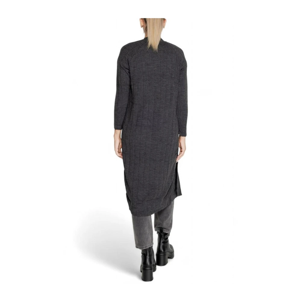 Only Grijze Gebreide Vest Vrouwen Collectie Gray Dames