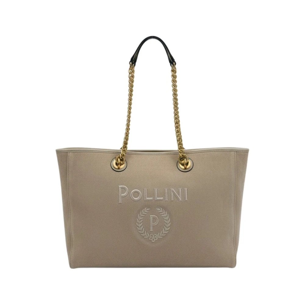 Pollini Women's Beige Shopping Bags, One Size, Capri Tote Bag