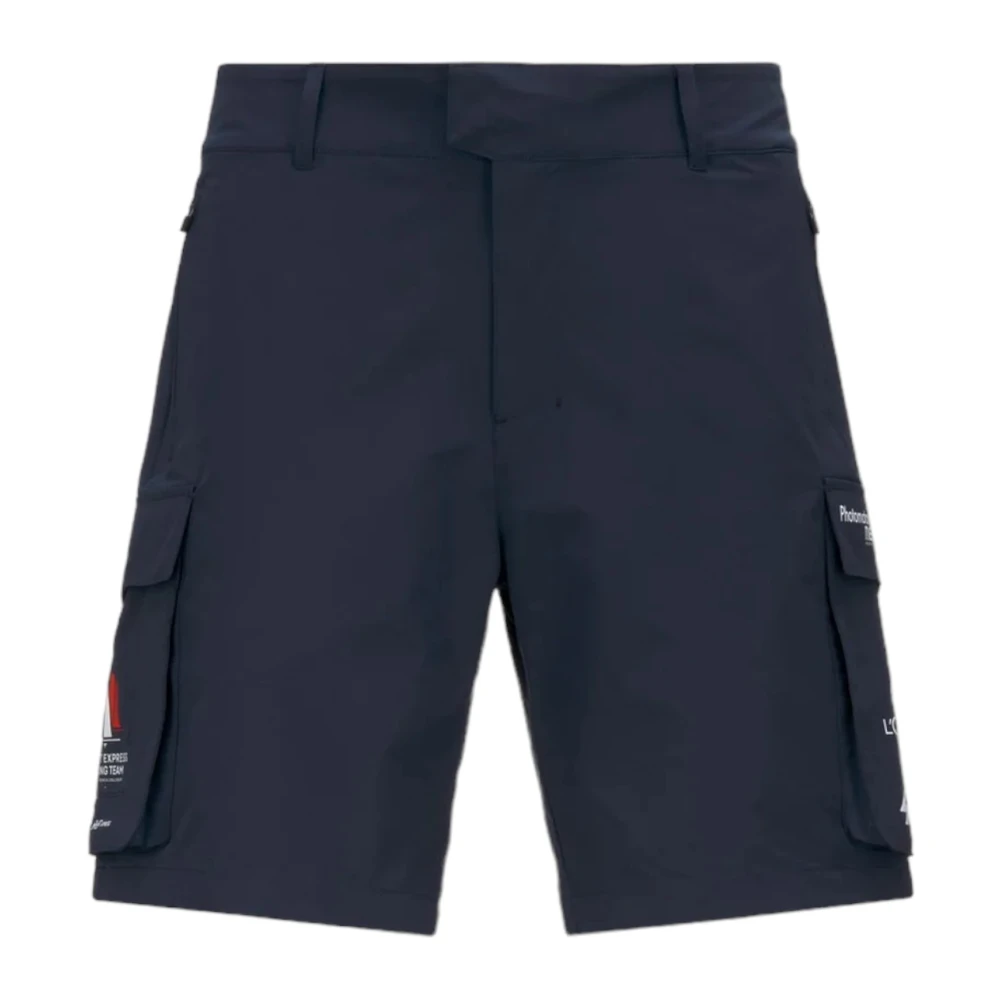 K-way Katoen-Polyester Shorts voor Mannen Blue Heren
