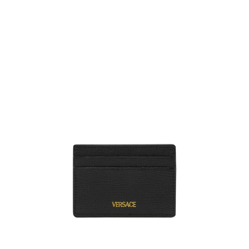 Versace Zwarte Portemonnees voor Mannen Black Heren