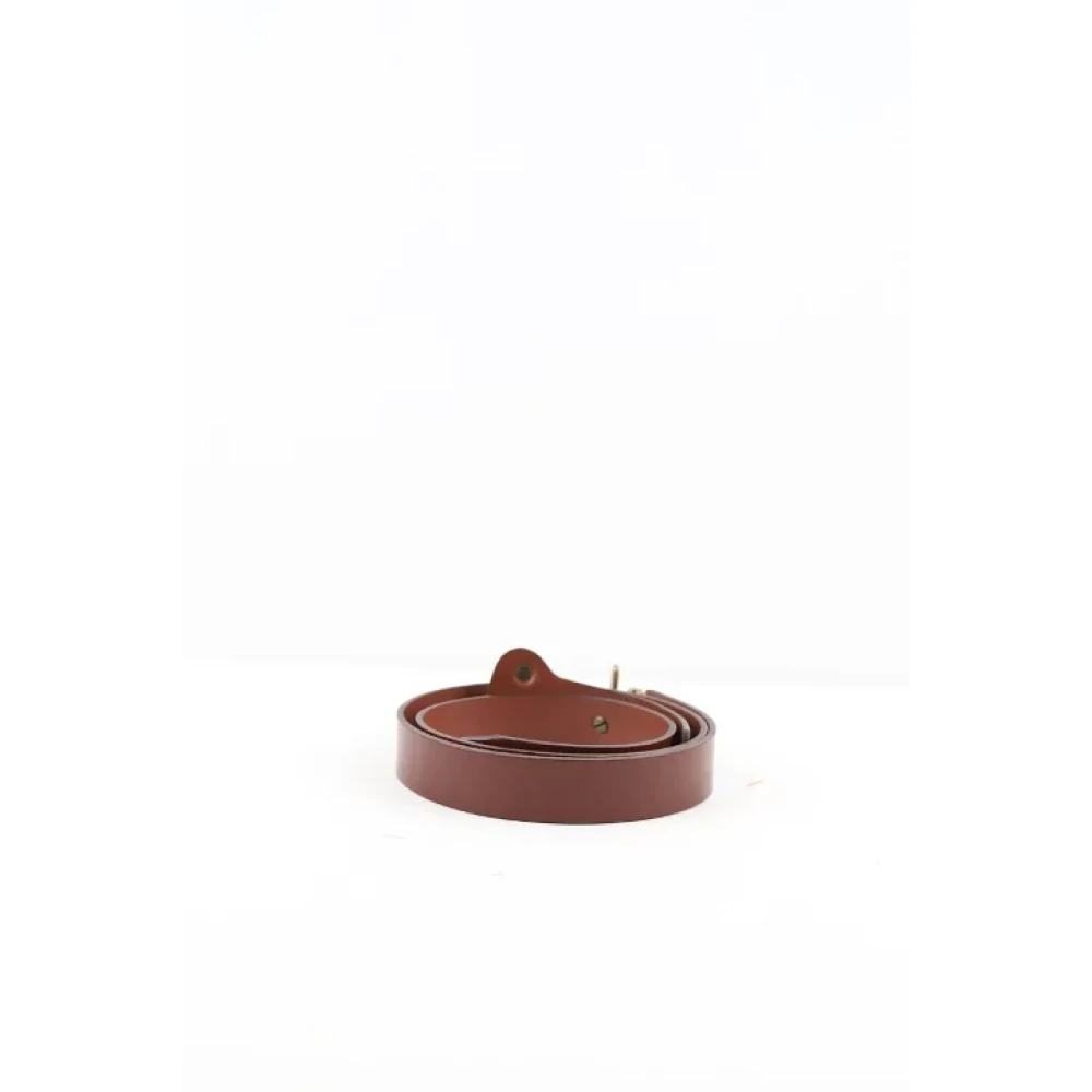 Chloé Pre-owned Leather belts Brown Dames