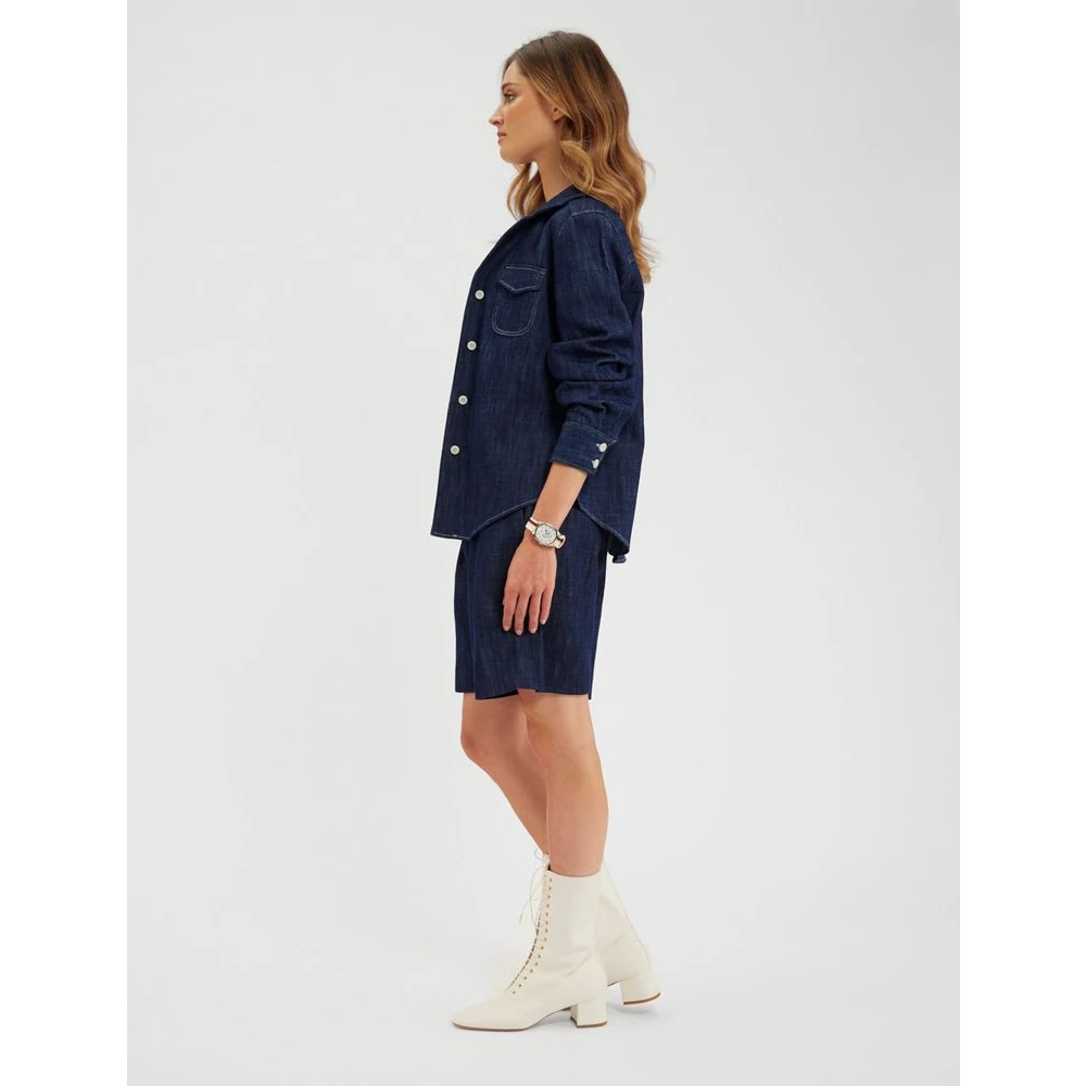Ines De La Fressange Paris Blouses & Shirts Blue Dames