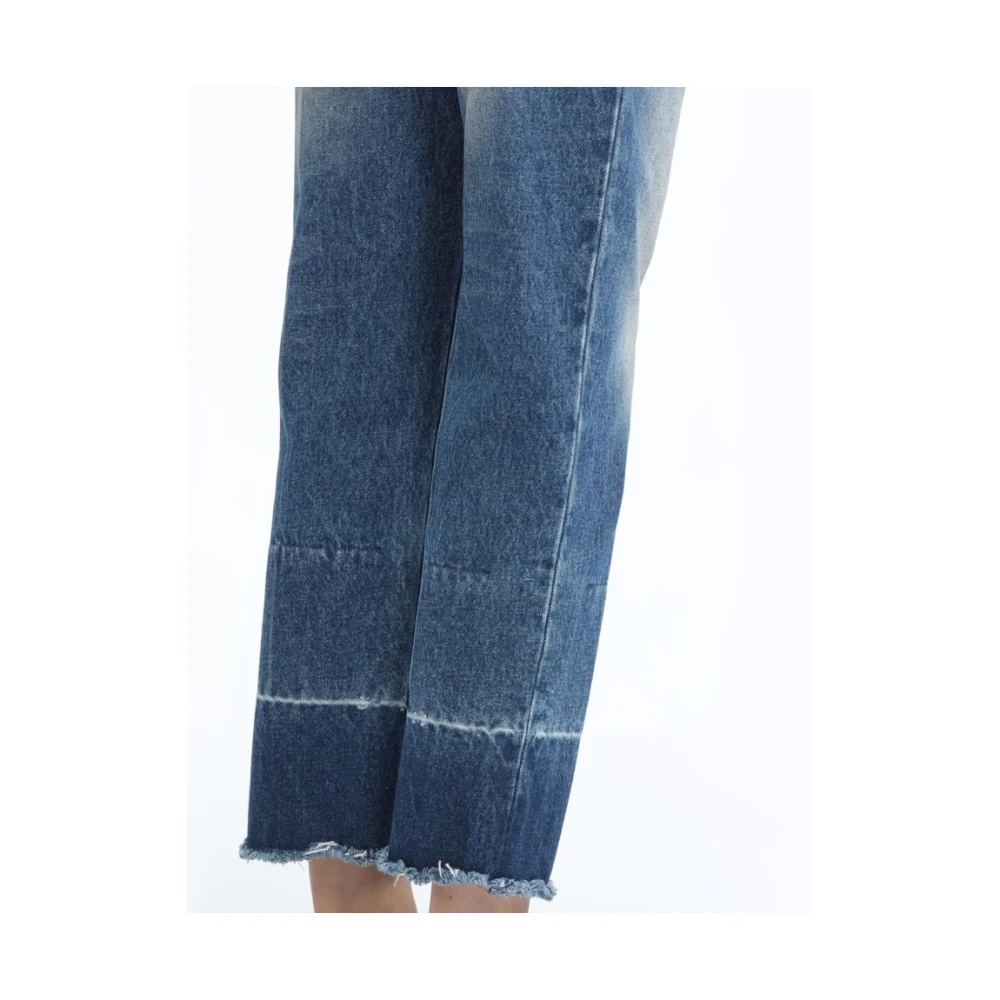 N21 Slim Boyfriend Jeans Blue Dames