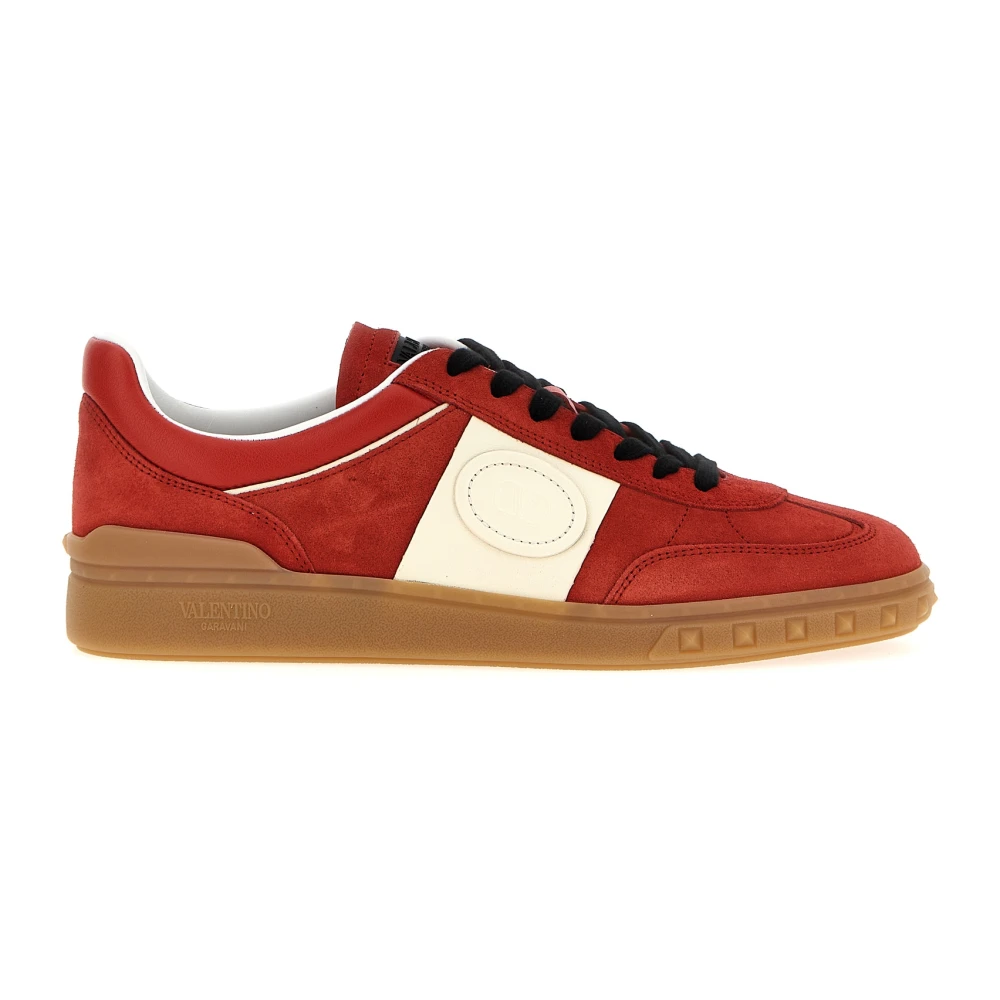 Valentino Garavani Men's Red Upvillage Low Top Sneaker - Sneakers - 6 Uk - Shoes