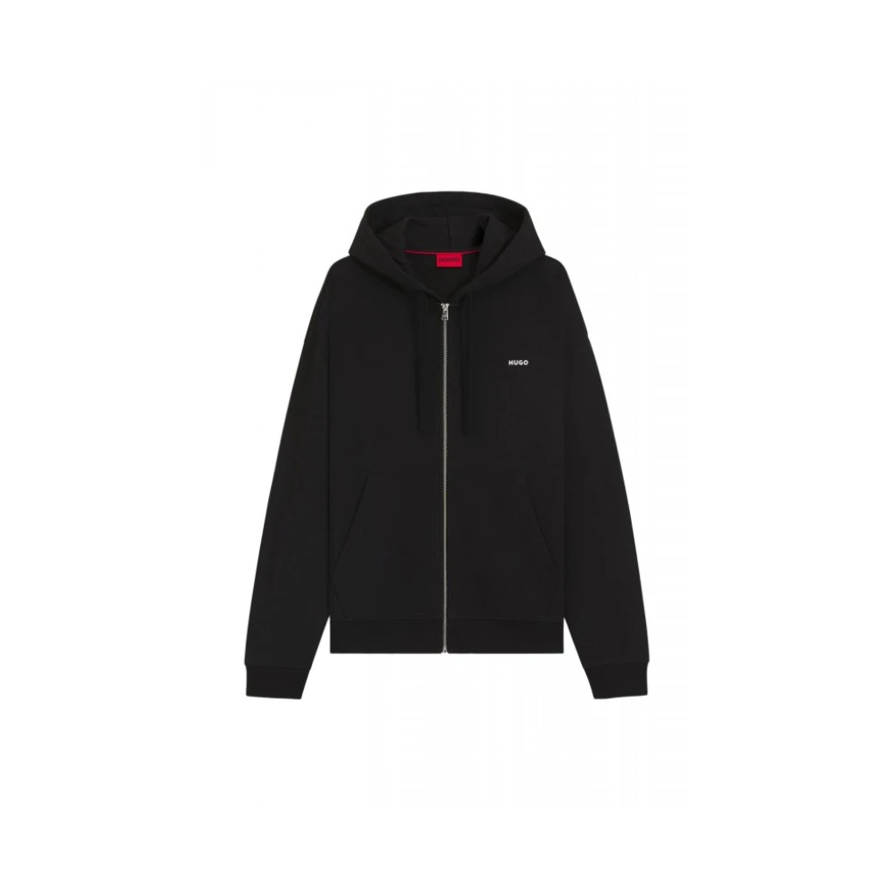 Hugo Hombre Negro Sudaderas, Talla: S