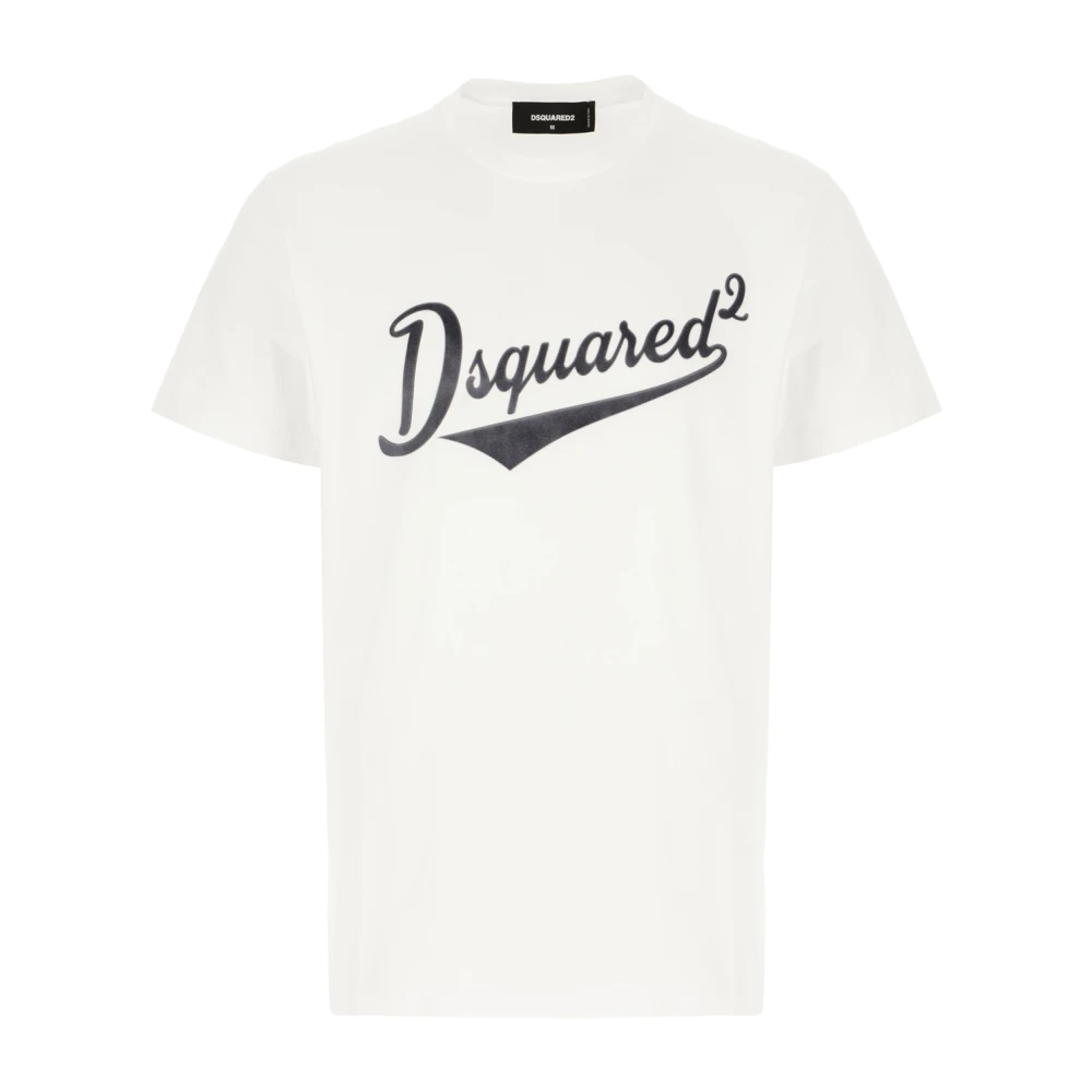 Dsquared2 Casual Katoenen T-shirt voor Mannen White Heren