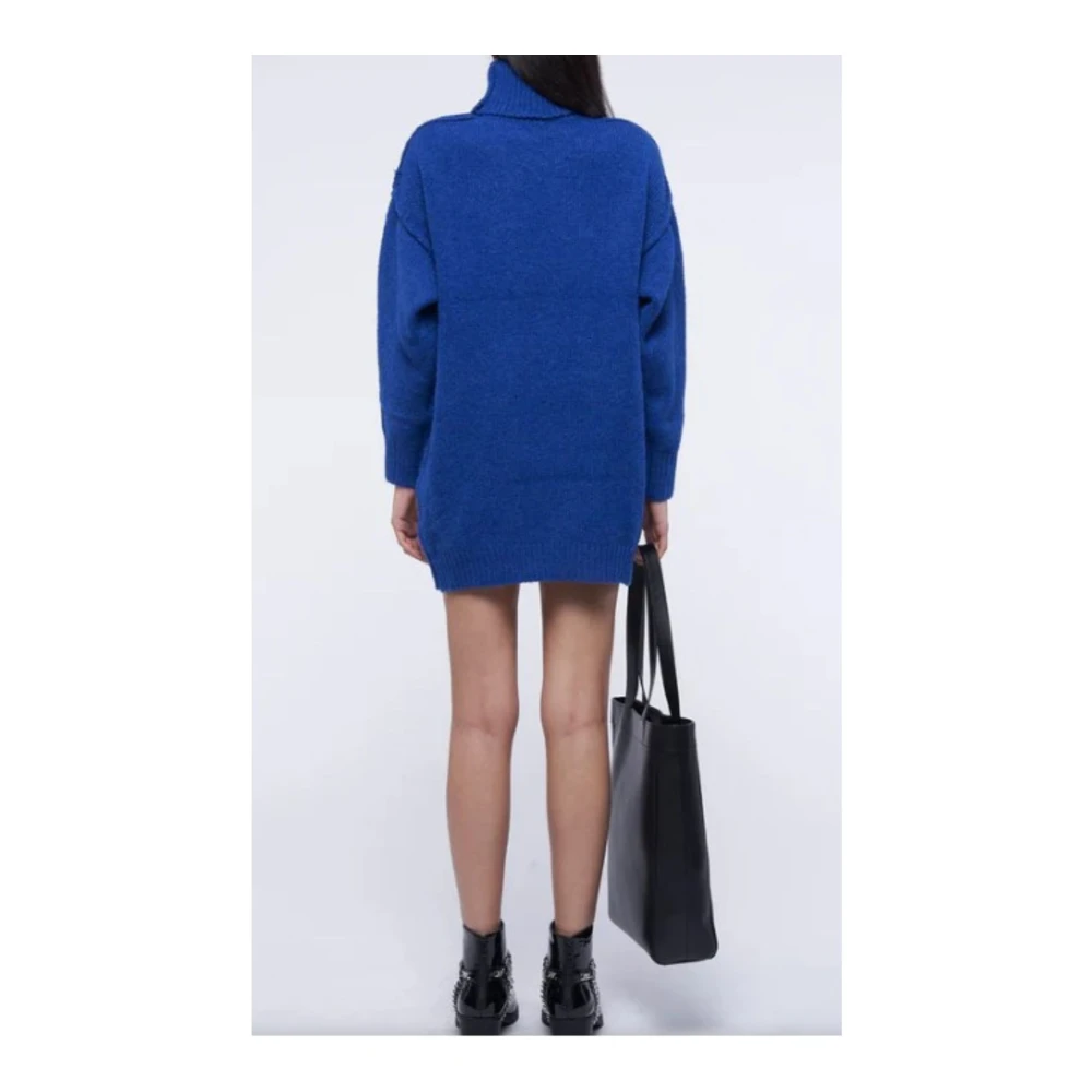 John Richmond Maxi Pull Jurk Blue Dames