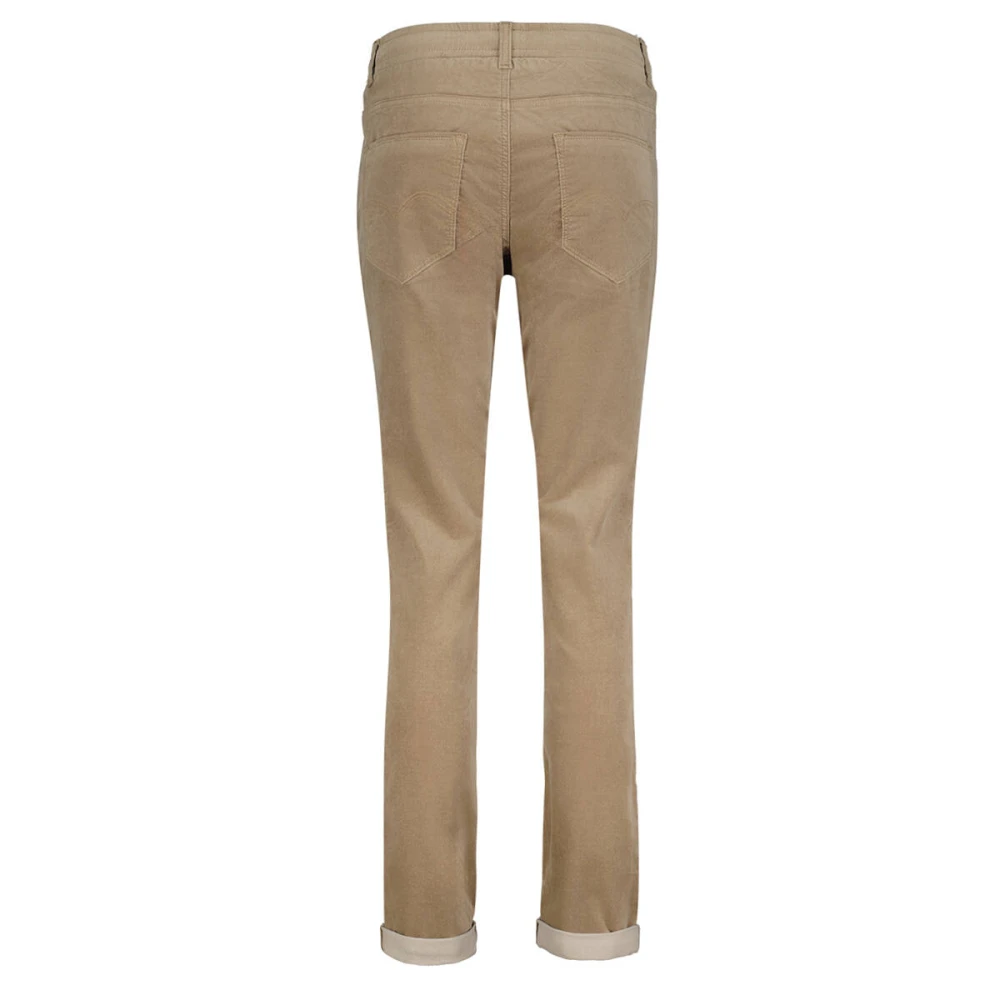 Red Button Velvet Tessy Broek Beige Dames