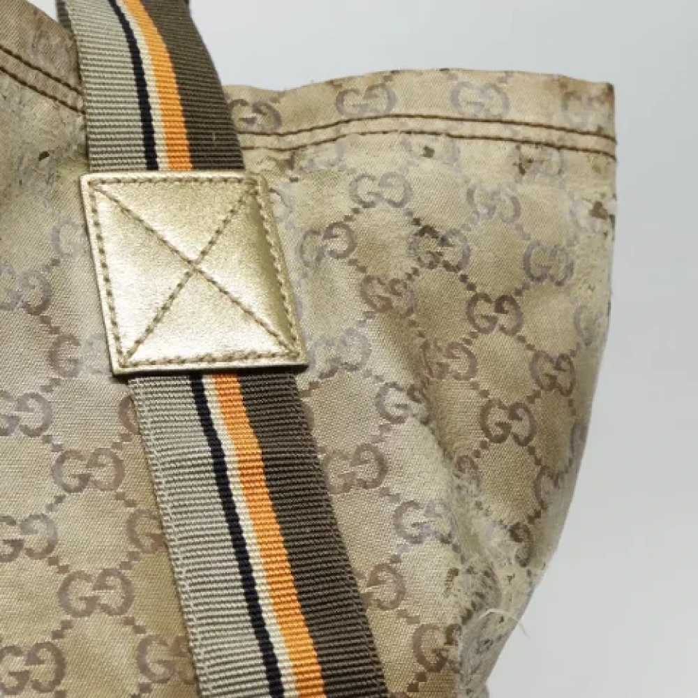 Gucci Vintage Pre-owned Canvas totes Yellow Dames