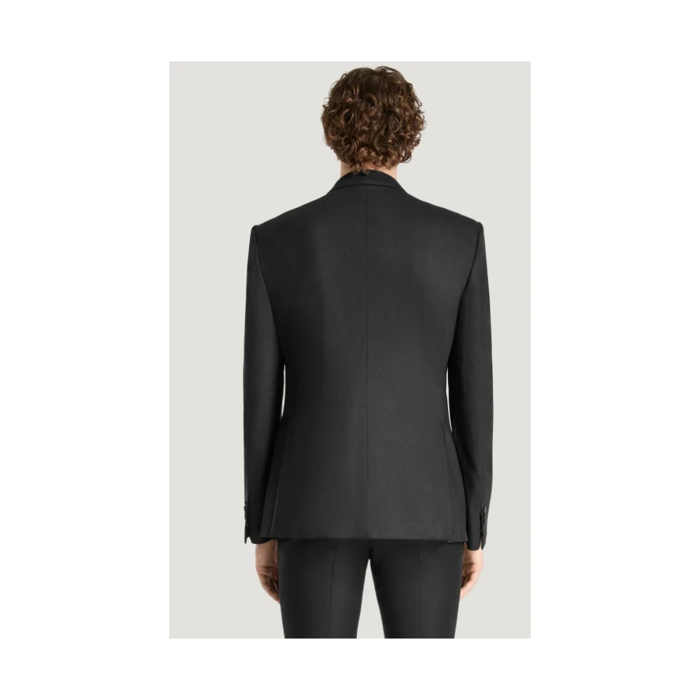 PT Torino Kasjmier Nero Dubbelborst Blazer Black Heren