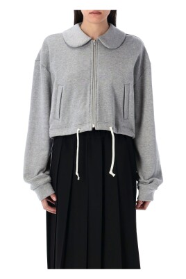 gra-strikket-zip-up-haettetroje-peter-pan-krave