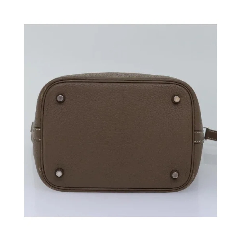 Hermès Vintage Pre-owned Leather handbags Brown Dames