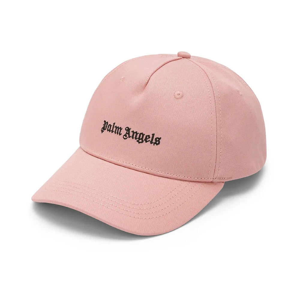 Palm Angels Klassieke Logo Pet Zwart Off White Pink Dames