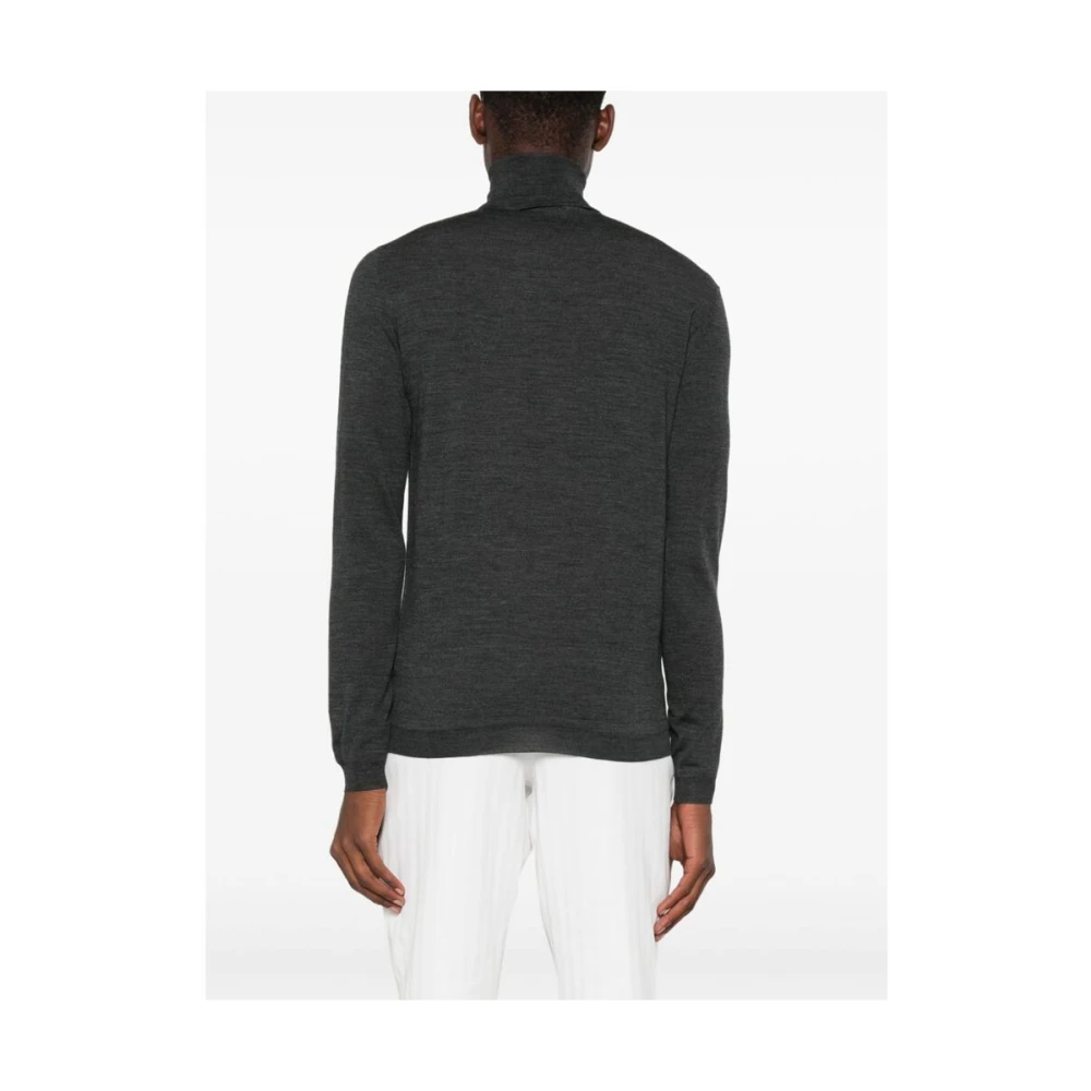 Goes Botanical Merino Wol Botanische Trui Gray Heren