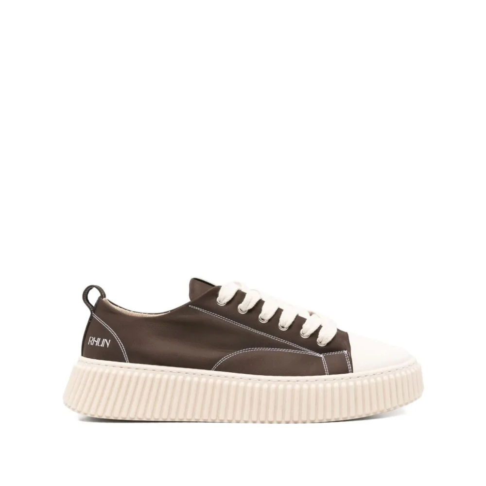 Rhun Treble Canvas Schoenen Heren Schoenen Bruin