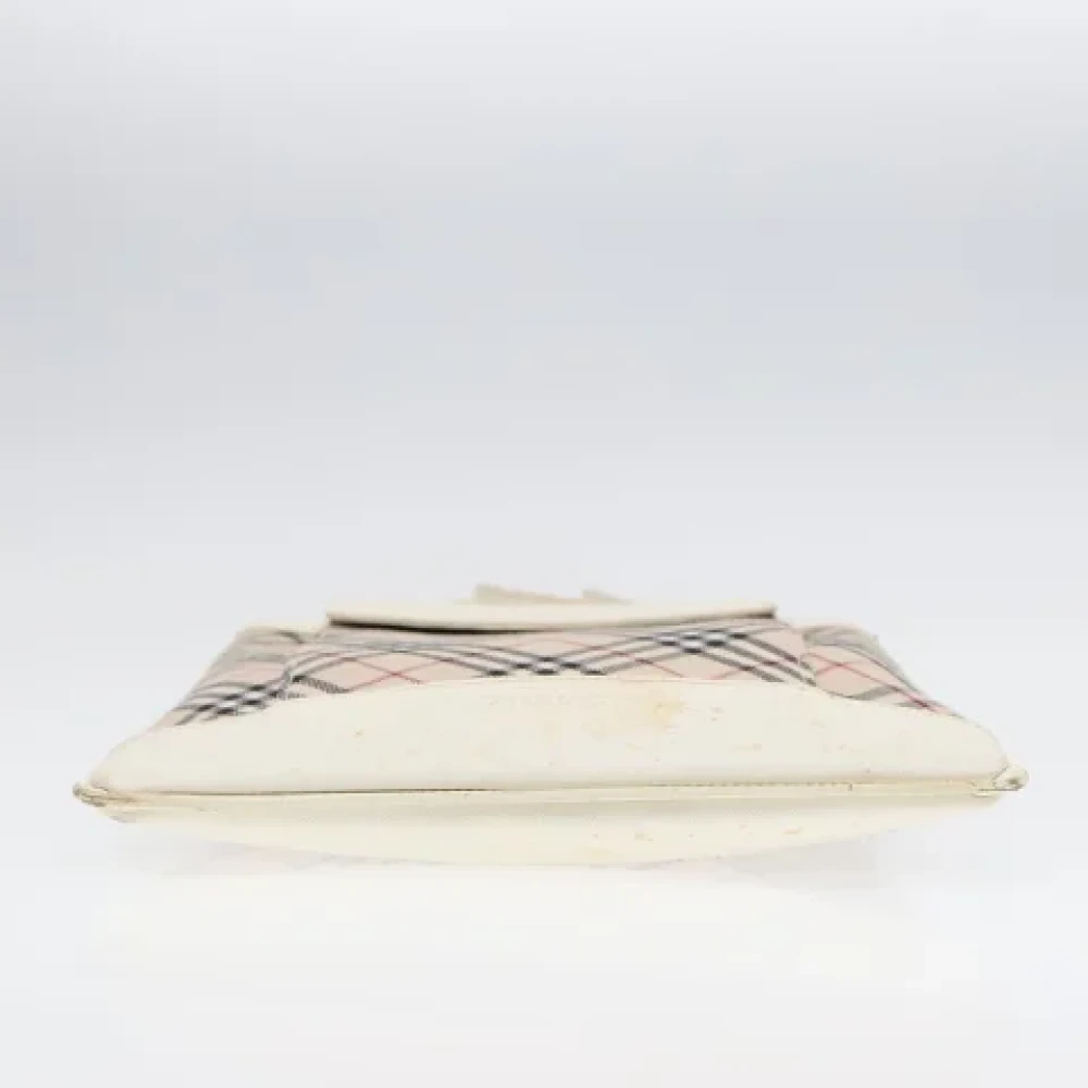 Burberry Vintage Pre-owned Canvas shoulder-bags White Dames