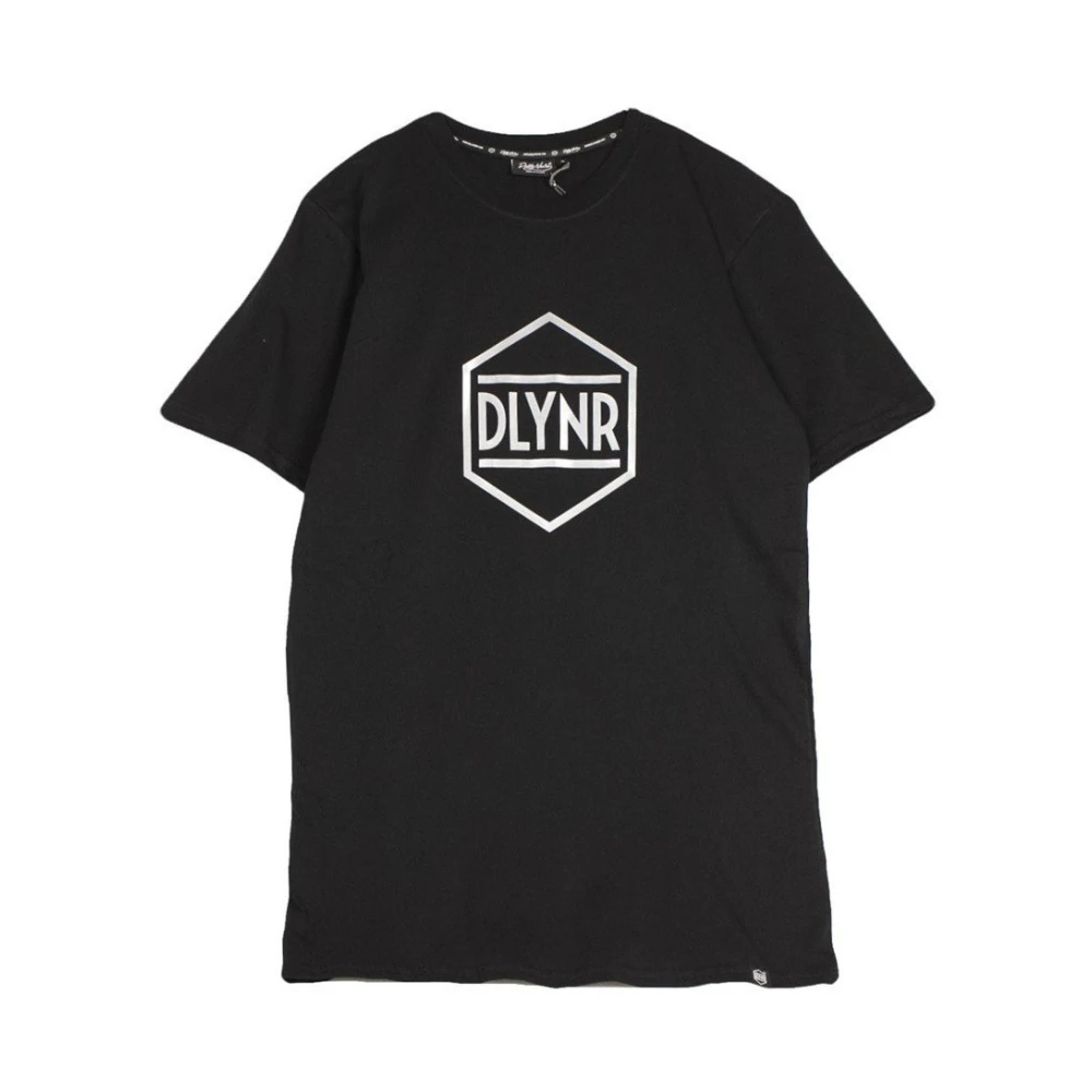 Dolly Noire Reflecterend Hexagon T-Shirt Black Heren