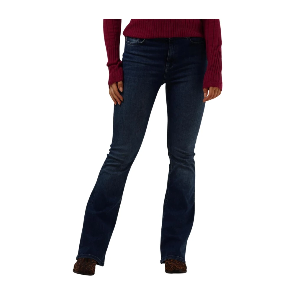 Fabienne Chapot Eva Flare Jeans Blue Dames