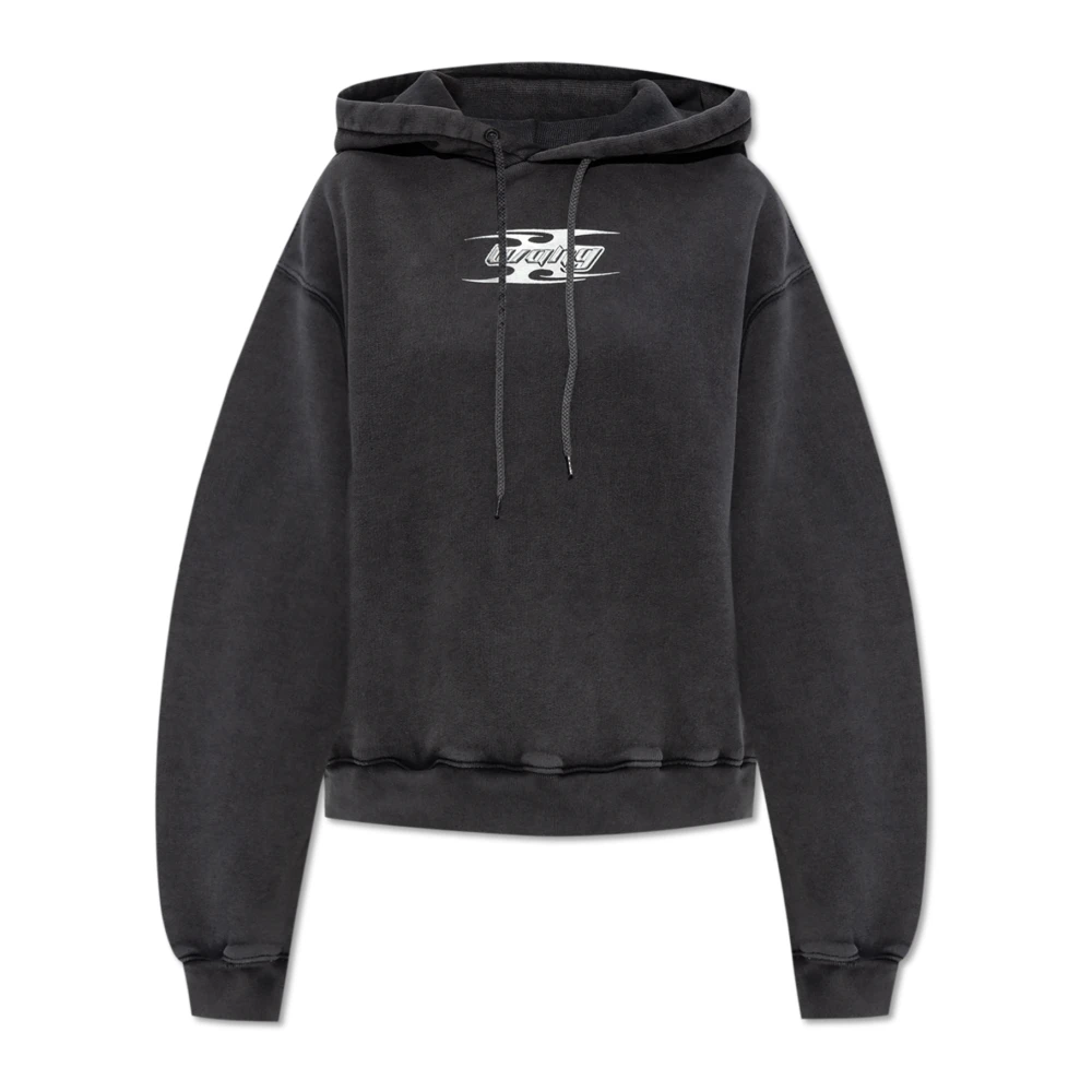 T by Alexander Wang Hoodie Gray, Dam