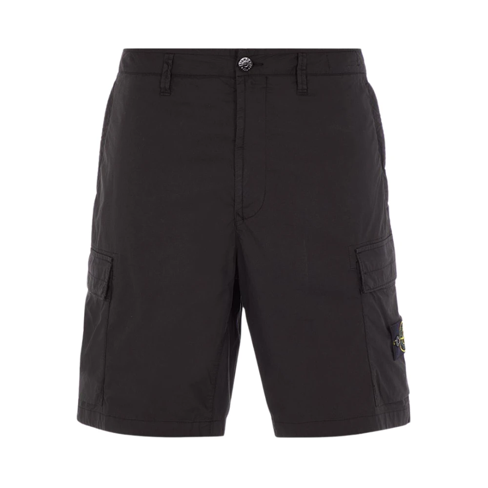 Stone Island Casual Shorts Black Heren