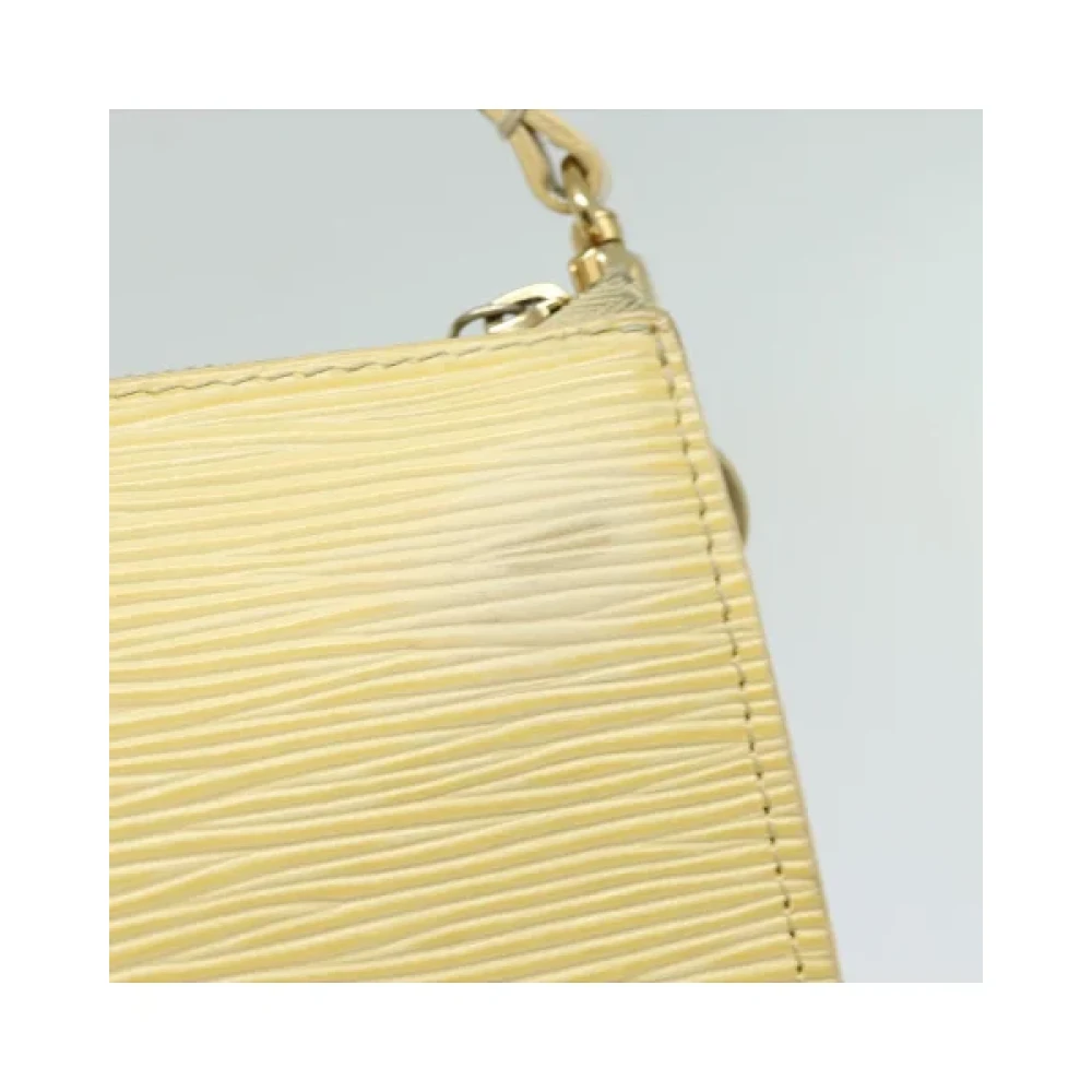 Louis Vuitton Vintage Pre-owned Leather louis-vuitton-bags Beige Dames