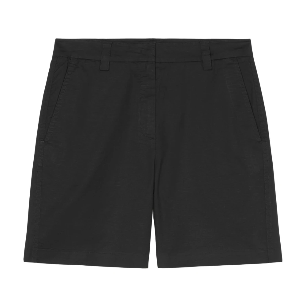 Marc O'Polo Stretch Chino Shorts Regular Fit Black Dames