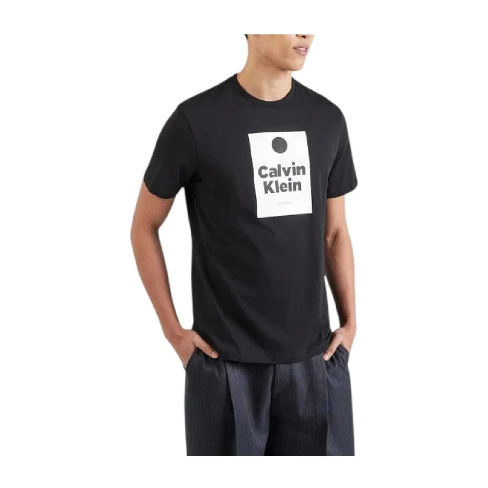 Calvin Klein Men's Black T-Shirts - T-Shirts - M - Tops