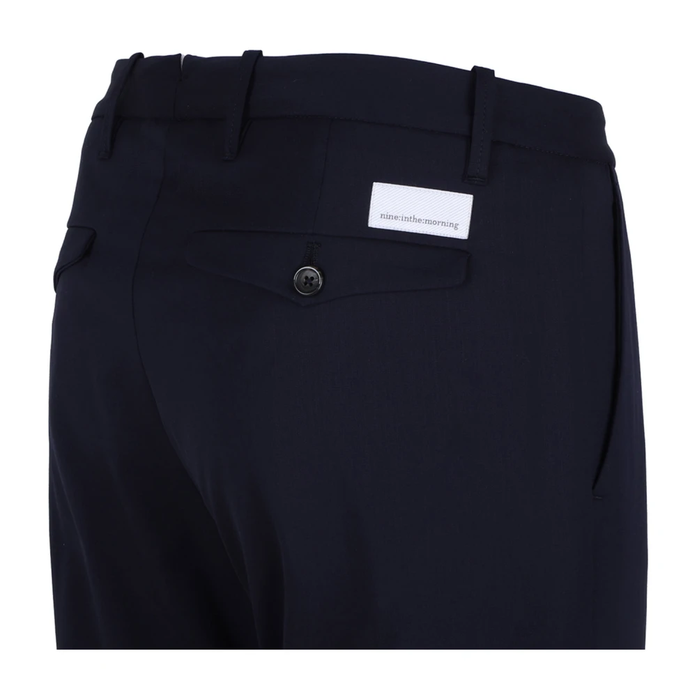 Nine In The Morning Navy Blauwe Chino Broek Blue Heren
