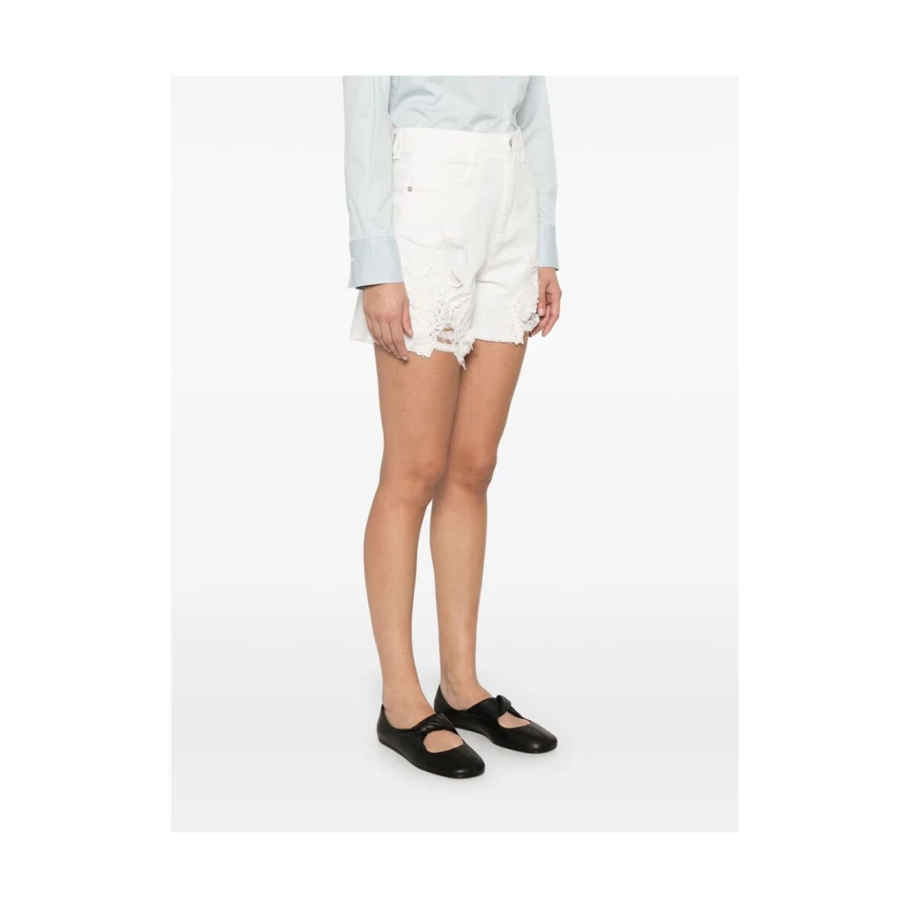 Ermanno Scervino Witte Klassieke Five-Pocket Jeans White Dames