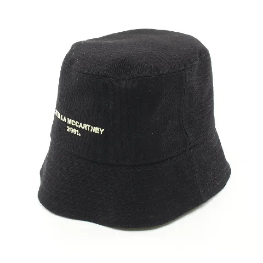 Stella McCartney Pre-owned Cotton hats Black Dames