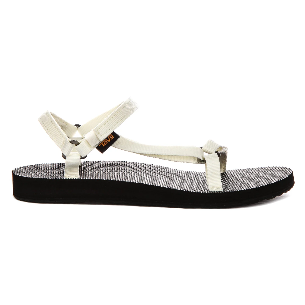 Teva White Flat Sandals, Female, 6 Uk, Original Universal Slim Sandal