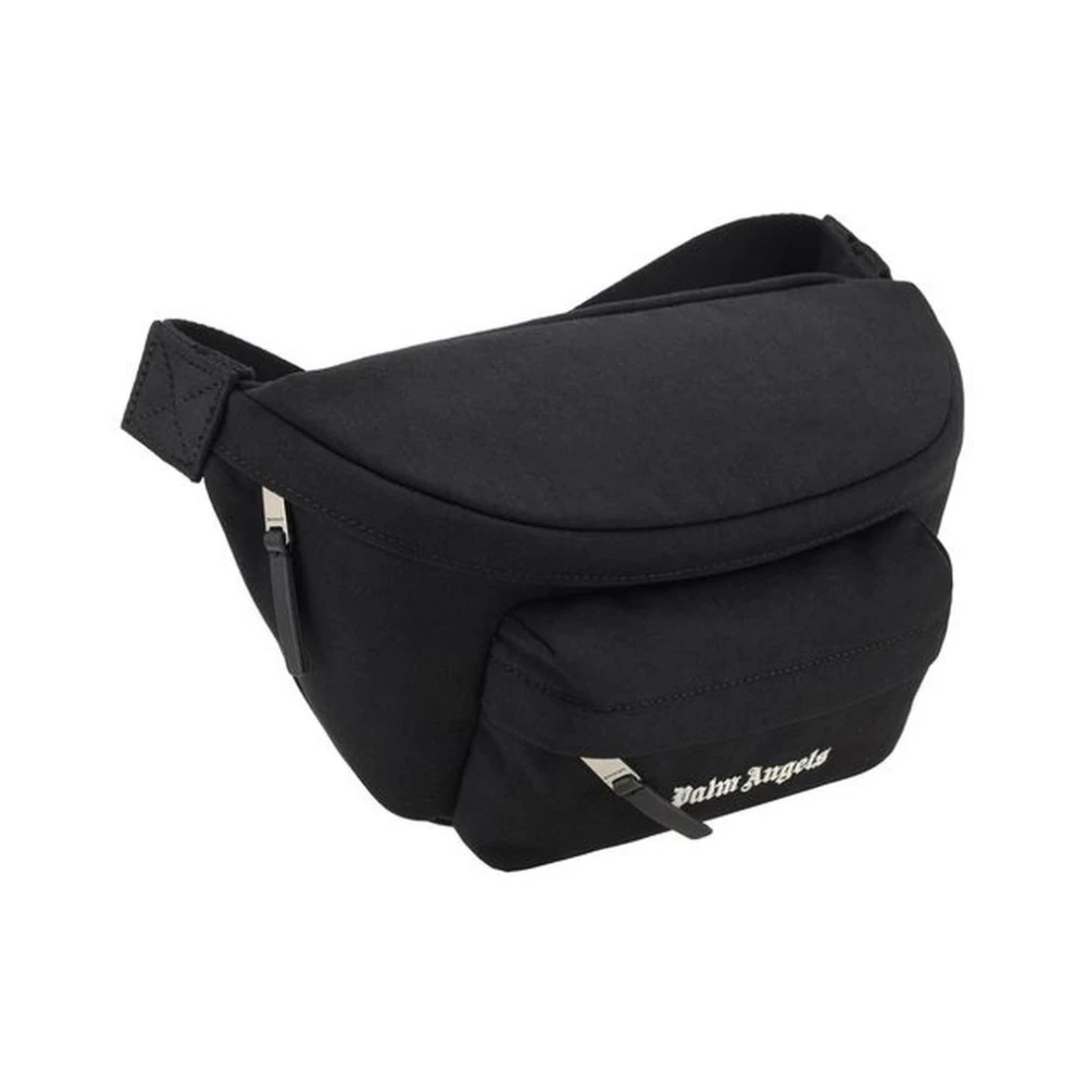 Palm Angels Iconische Logo Heuptas met Rits Black Heren