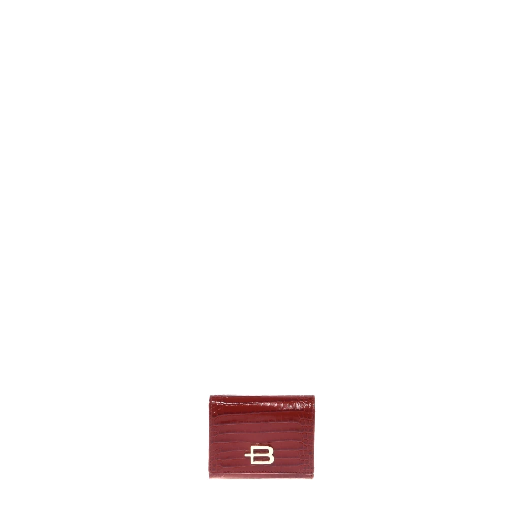 Baldinini Women's Red Crocodile Print Wallet - Wallets & Cardholders - One Size - Accessories
