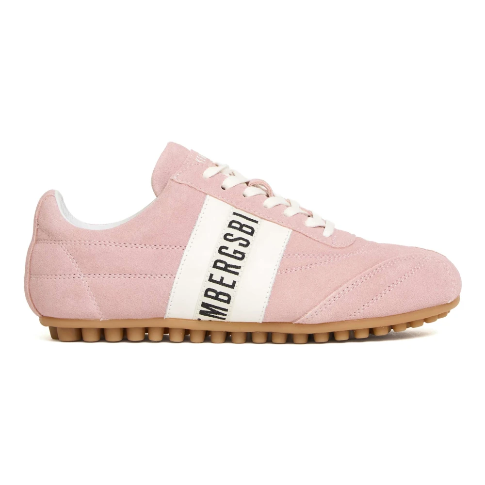 Bikkembergs Suede Sneakers Dames Schoenen Roze
