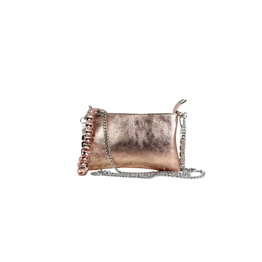 M*Brc Women's Pink Cross Body Bags, One Size, Strass Pochette H288