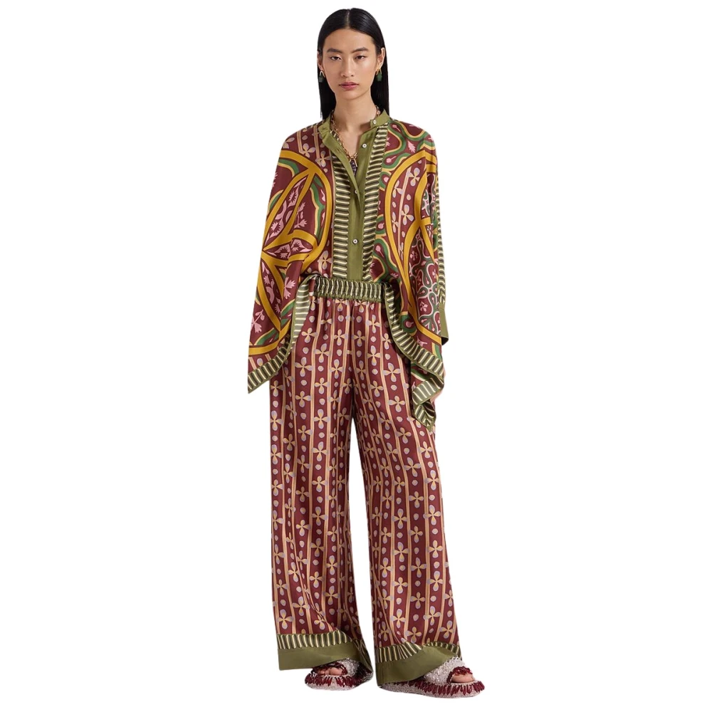 La Doublej Donna Multicolor - Pantaloni Palazzo - Trousers - E - Xs