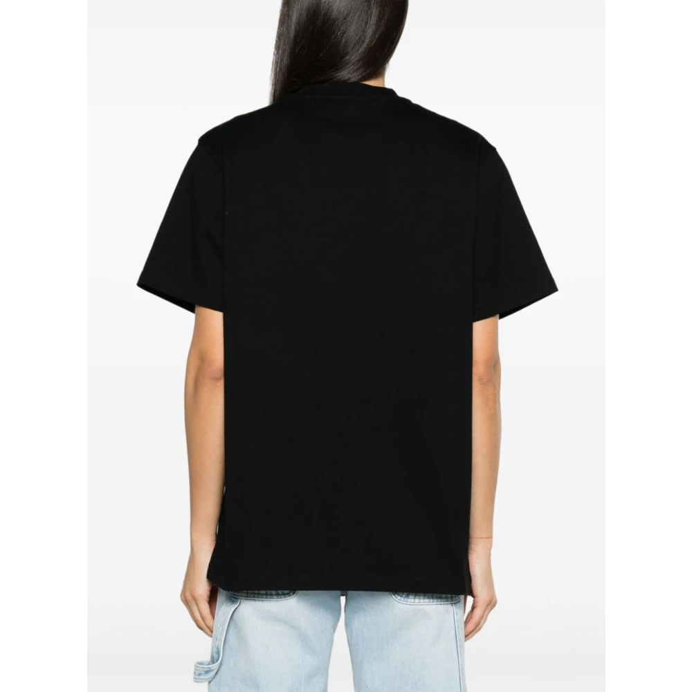 Stella Mccartney Iconische Logo Print T-shirt Black Dames