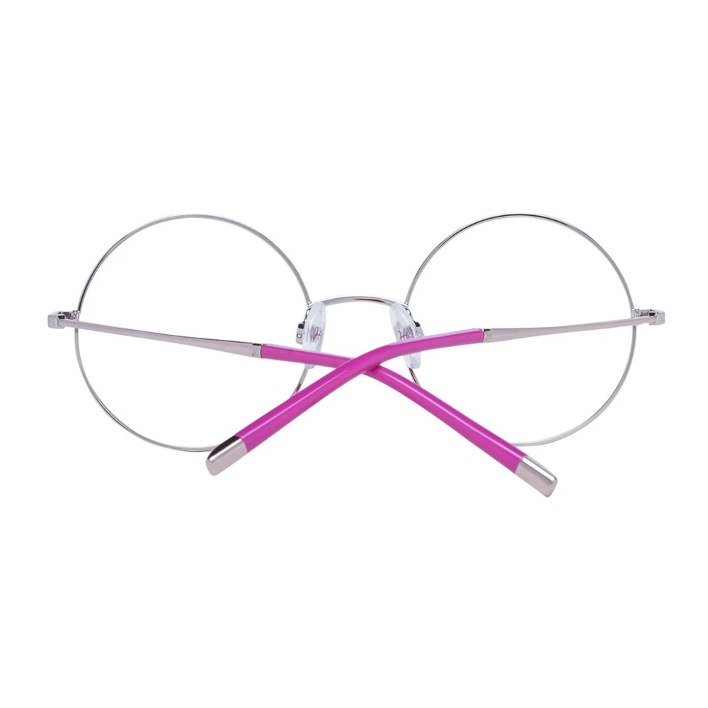 Ana Hickmann Roze Metalen Ronde Optische Frames Pink Dames