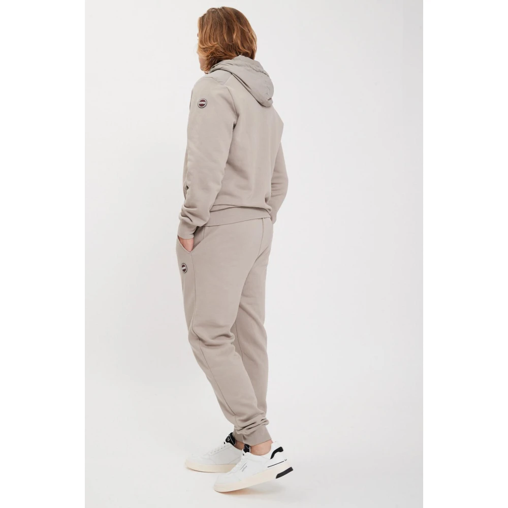 Colmar Stijlvolle Fleece Trui Brown Heren